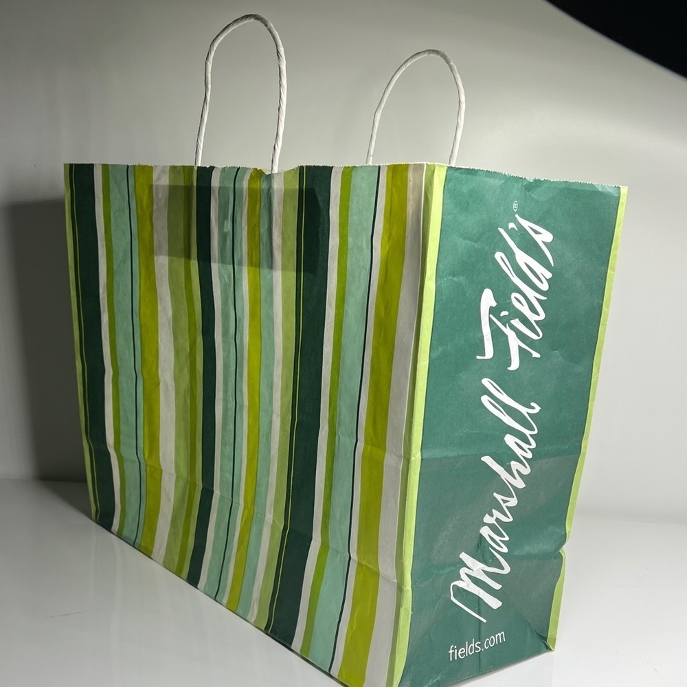 Marshall Fields Paper Shopping Gift Bag 16 X 12 X 575